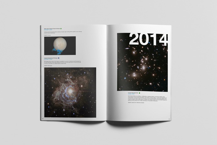 Hubble 25 Years On Book Design – Deivid Cole