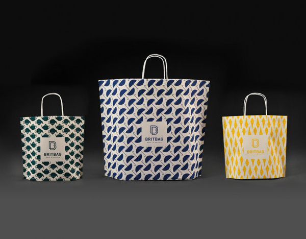 BritBag designed by Salad #logo #branding