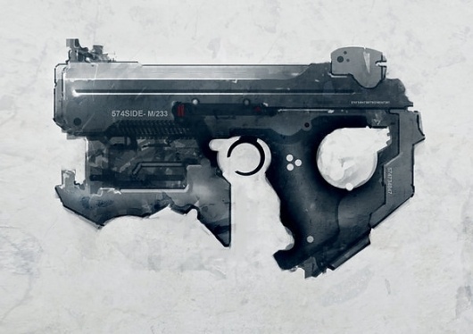 Concept Weapon Speed Paintings By Axel Torvenius | Oculoid | Art & Design Inspiration #illustration