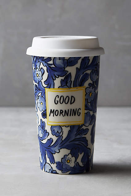 Sweet Salutation Travel Mug, Anthropologie