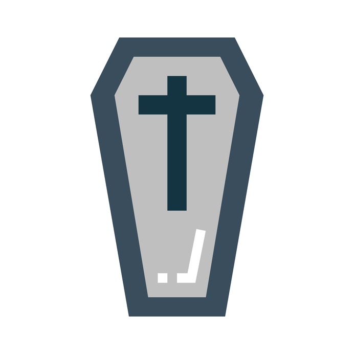 See more icon inspiration related to death, dead, halloween, cross, coffin, cultures, spooky, terror, scary, fear, horror and box on Flaticon.