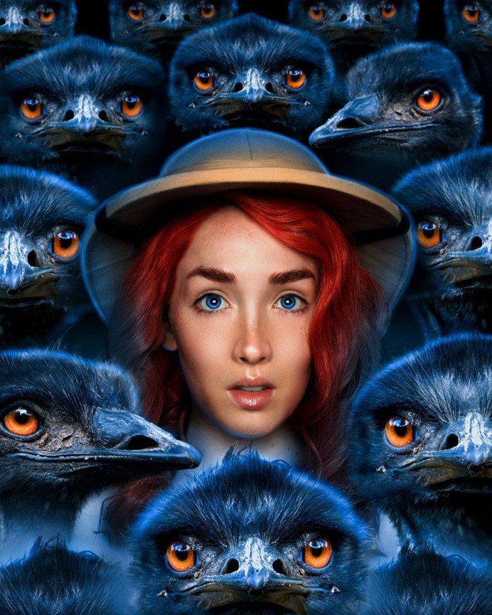 Mesmerizing and Playful Self-Portraits by Claire Luxton