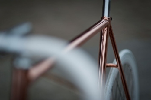 Copper, never be gold #fixed #copper #gear #gold #bike #never