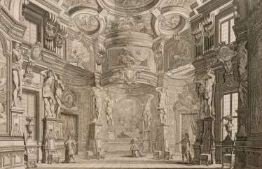 The Party scene theatrale on the occasion of the betrothal of the Prince Electoral of Bavaria