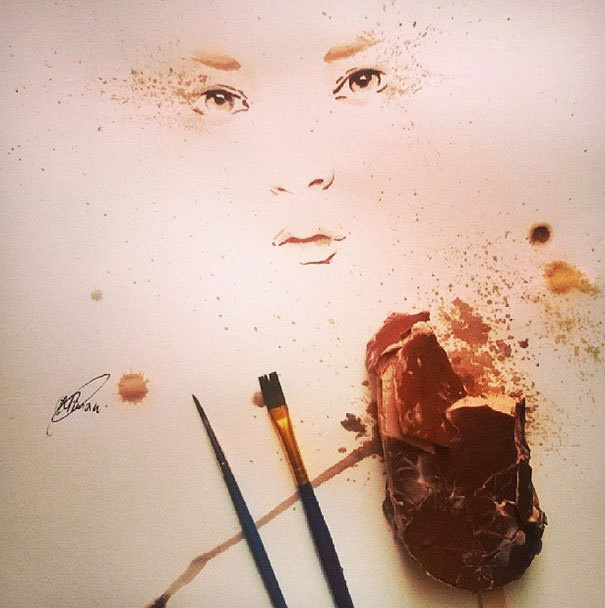 ice-cream-paintings-othman-toma-2 #water #cream #colours #painting #art #ice