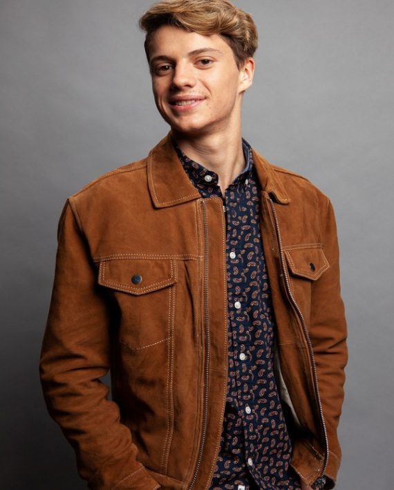 Jace Lee Norman Suede Brown Leather Jacket