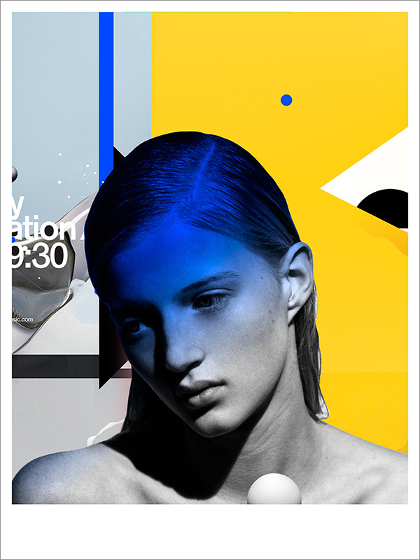illustration by Benjamin Savignac #portrait #abstract #colors #contemporary #modern #illustrations #graphic #savignac
