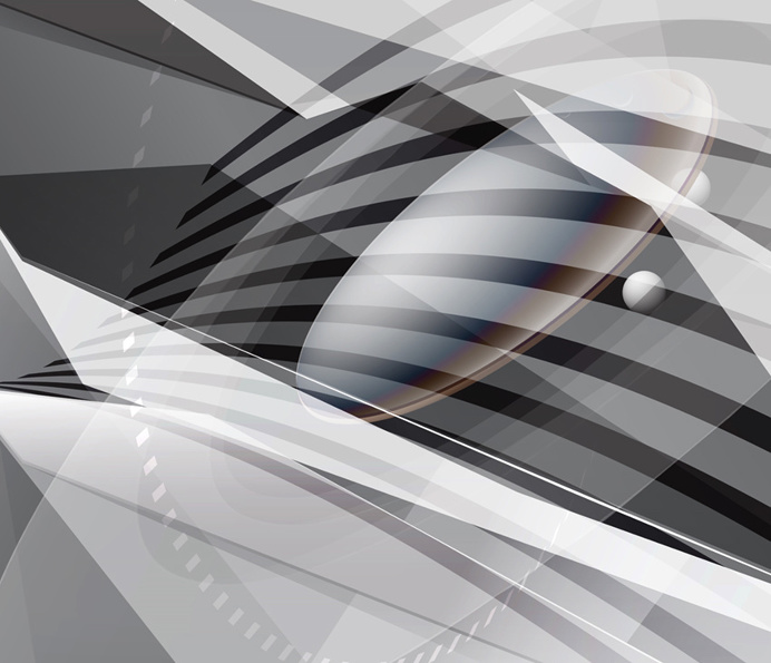 Hypersonic #black white #art #illustration #gradation #scale #graphic #focused #energy