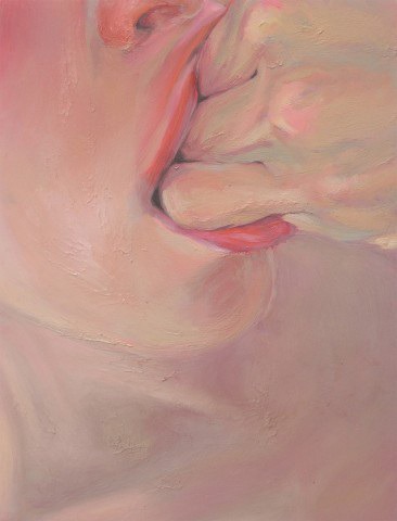 Tightening its lusts, 2005, oil on linen, 8.25 x 6.25 inches