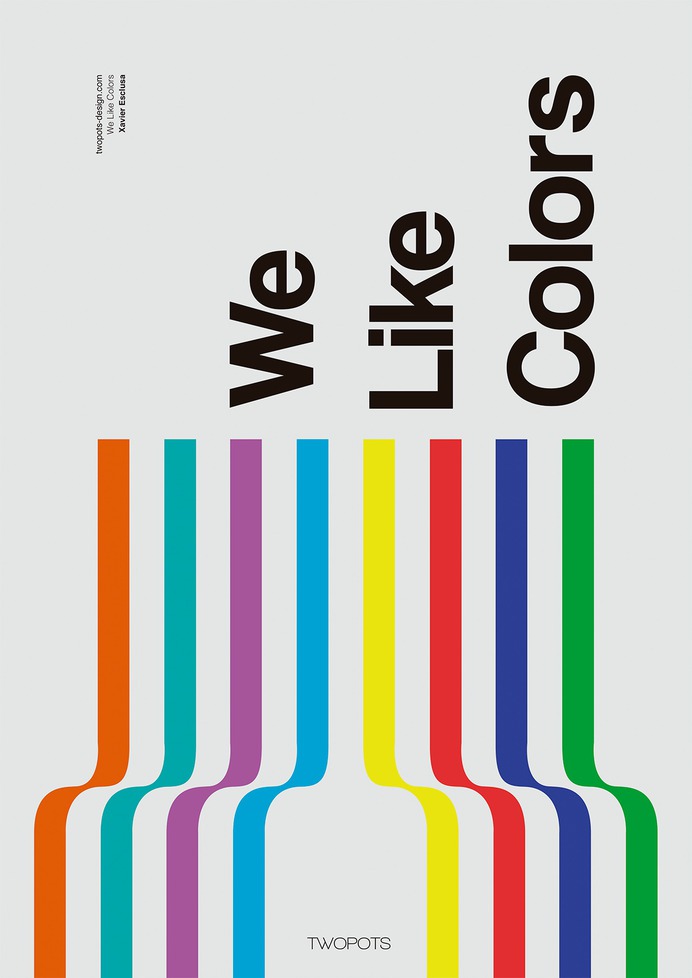 We Like #Colors - #Minimalist #Poster #Design