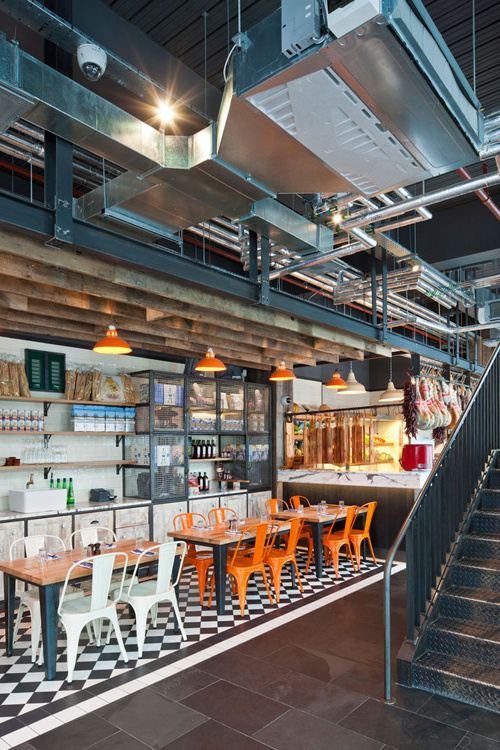 Jamie-s-Italian-in-Westfield, Stratford-City-Blacksheep-Jamie-Oliver-photo-Gareth-Gardner-Yatzer-8 #interior #design #restaurant