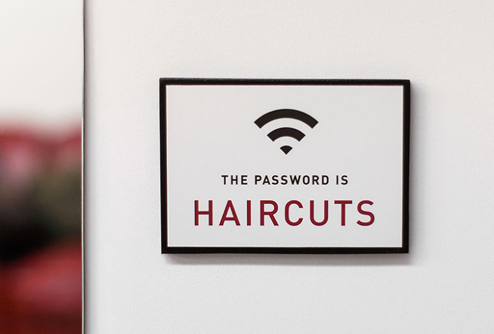 Roger The Barber by Cast Iron Design #sign