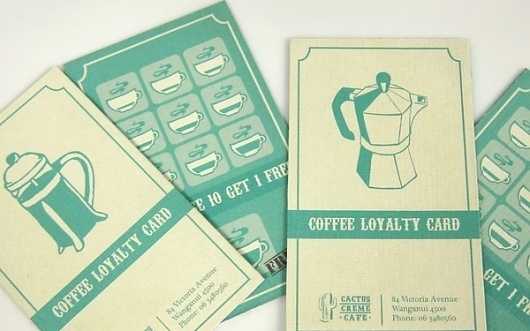 Cactus Creme Cafe on the Behance Network #visual #identity
