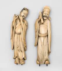 2 Ivory Figures