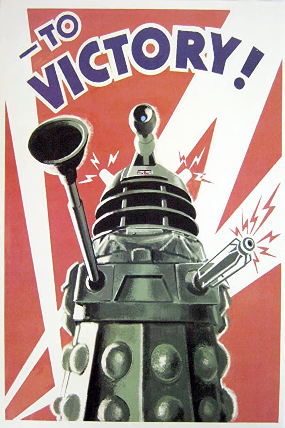 Doctor Who UK Imported 17" X 11" to Victory Dalek Poster Print