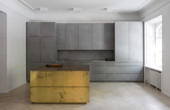 Gold & Gray Apartment