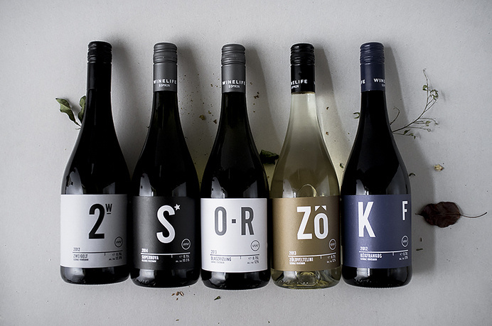 WINELIFE wine labels #packaging #design #graphic #inspiration
