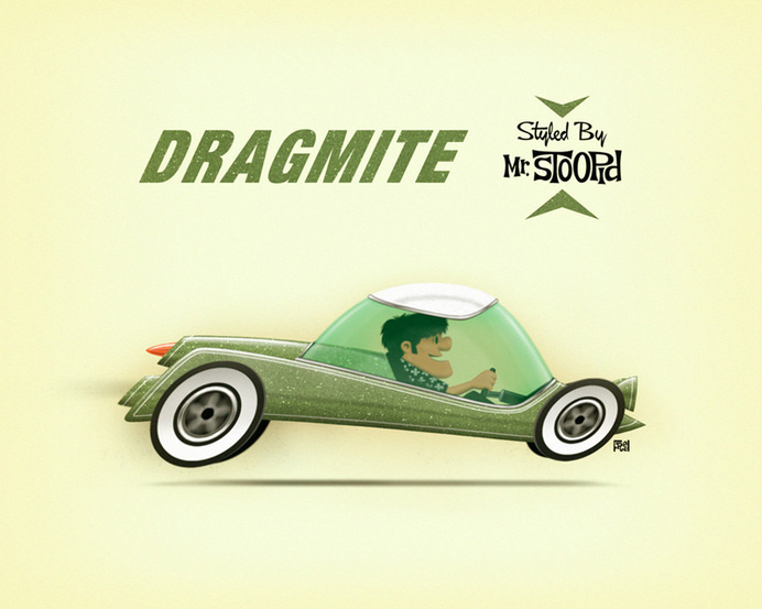 Fred-dragmite.jpg 800×640 pixels #illustration #car