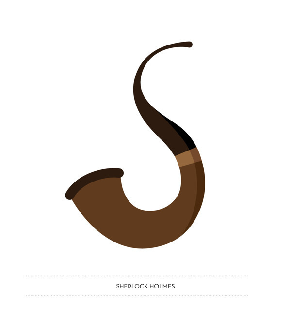 Every book is made of characters on Behance #type
