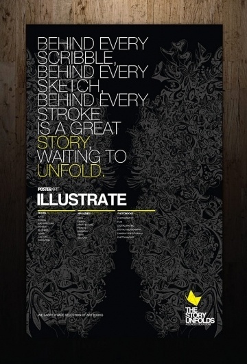 Onestep Creative - The Blog of Josh McDonald » The Story Unfolds #branding #unfolds #print #the #publishing #identity #poster #story