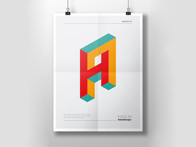 3D Alphabet Logo Letters You can download it here: http://graphicriver.net/item/3d-alphabet-logo-letters/13450625?ref=abradesign #font #ty