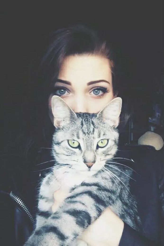 Girl Black Hair Blue Eyes
