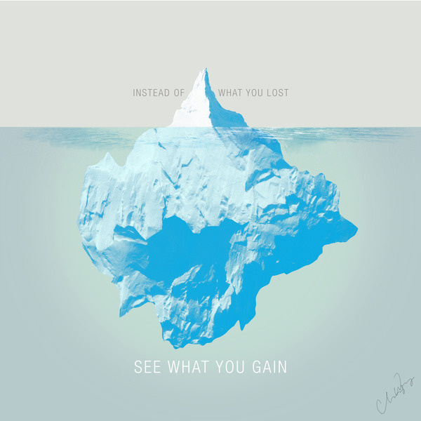 Lose / Gain #water #quote #design #graphic #lose #gain #type #ice #saying #typography