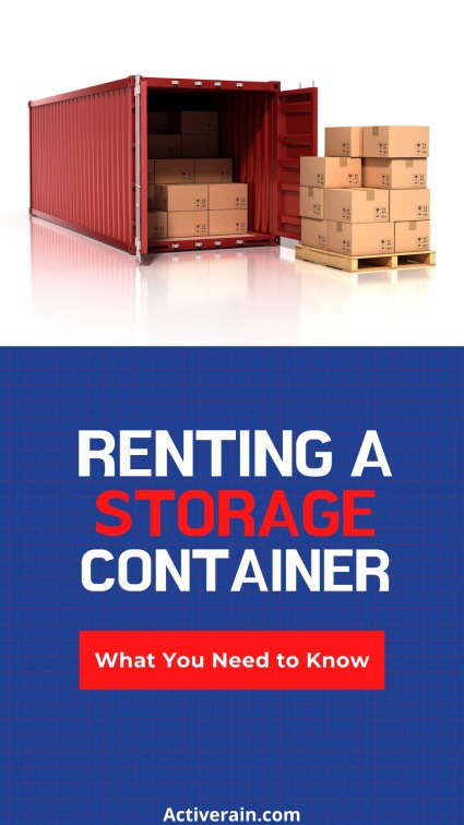 What to Know About Renting a Storage Container
