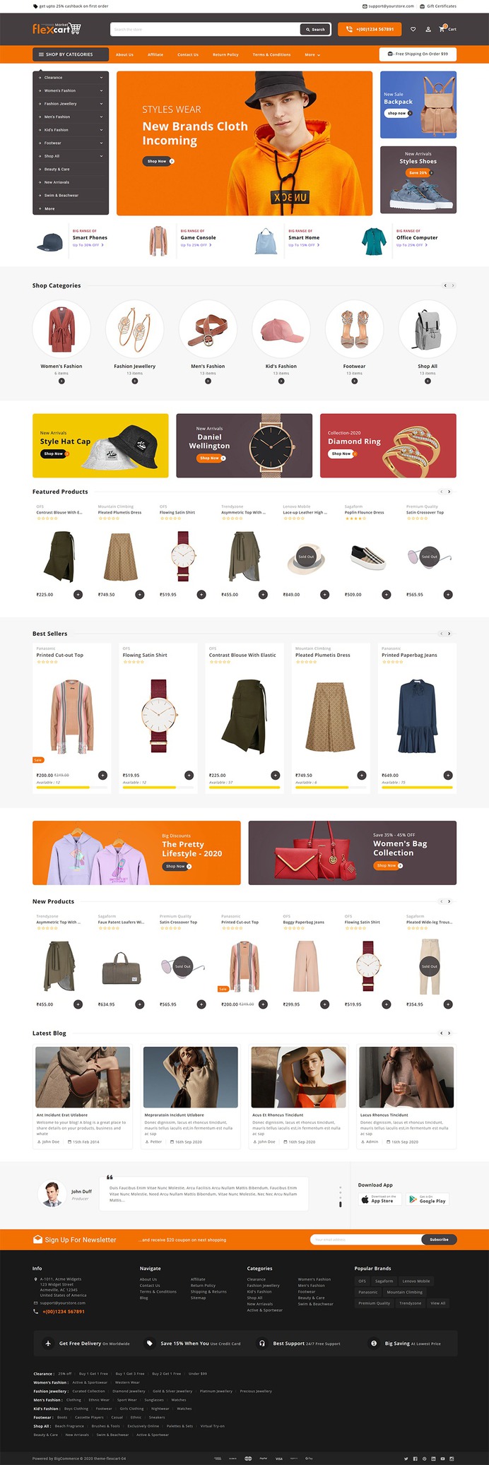 Flex Cart - Stencil BigCommerce Multi-Purpose Responsive Theme | TemplateTrip