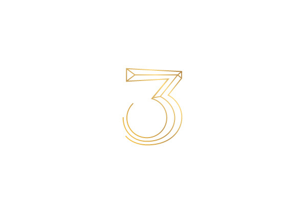 VOL II LOGOS on Behance #branding #design #logo #brand #number #gold #three #type