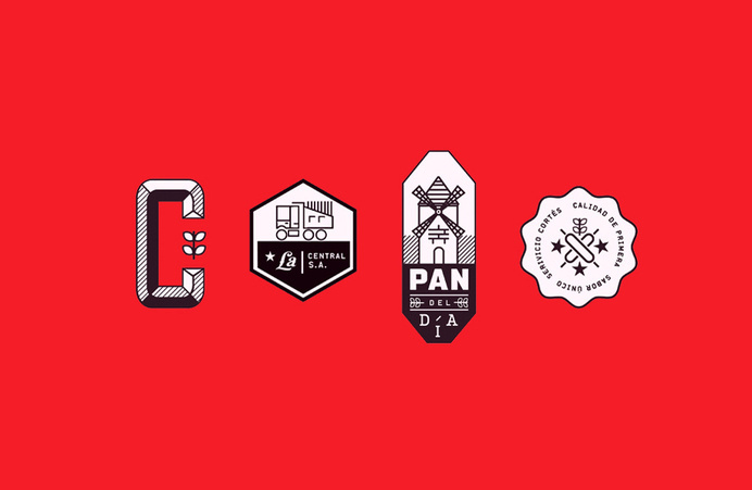 La Central - Estudio Yeyé #monochrome #logo #identity #branding