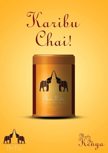 Chai Letu on the Behance Network #packaging #kenya