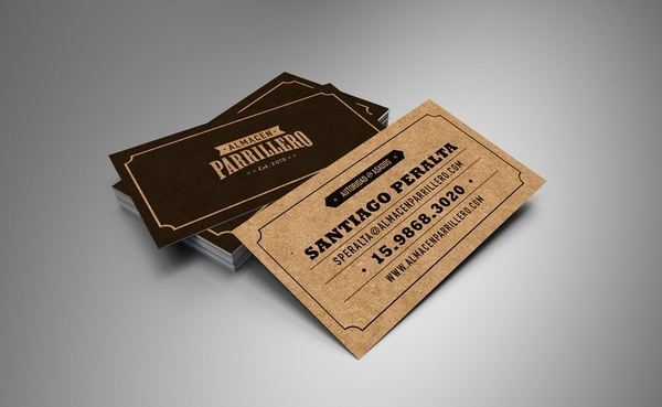 Almacén Parrillero on the Behance Network #recycle #stamp #ecologic #branding #texture #logo #paper