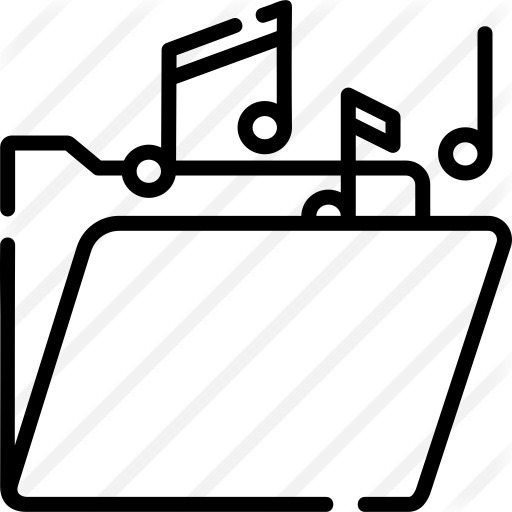 See more icon inspiration related to files and folders, music and multimedia, videoplayer, music folder, music notes, file storage, storage, songs, interface, musical, folder and music on Flaticon.