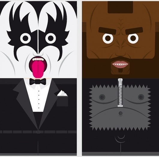 Randbox Crew on the Behance Network #elantidoto #design #graphic #illustration #paper #toy