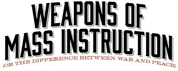 Weapons of Mass Instruction Independence Day #lettering #vintage #typography