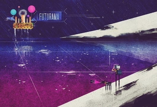 Futurama_Screenie.jpg (670×457) #illustration #future
