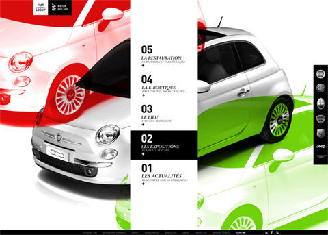 Julien Bailly /// Fiat Motor Village #layout
