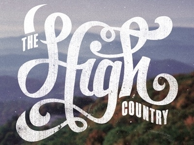 Dribbble - Boone, NC by Zack Davenport #typography