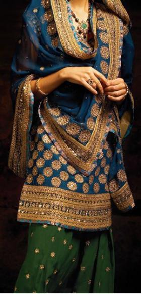 Punjabi embroidered suit design