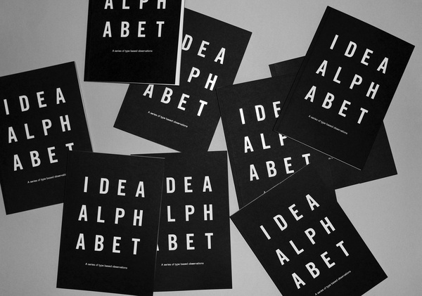 Idea Alphabet #negative #print #book #space #foil