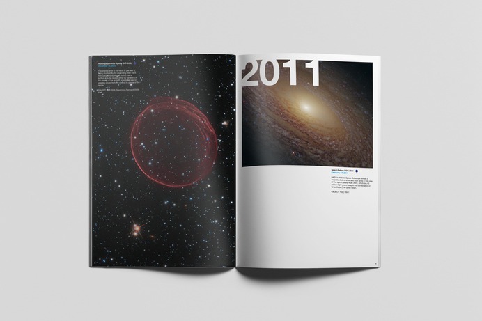 Hubble 25 Years On Book Design – Deivid Cole