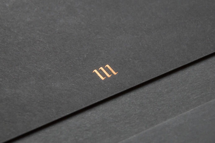 Marangoni Gino | Personal Brand. #copper #hot #foil #elegant #sober #minimal#favini #burano #paired #monogram #print #design
