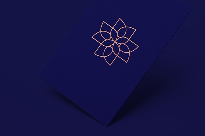 Belleza y Salud #brand #beauty #health #packaging #simbol #flower #logo #beautysalon