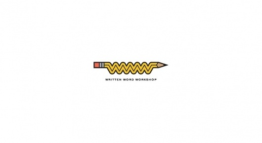Logo | Written Word Workshop | Helms Workshop #logo #pencil #zigzag