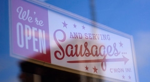FFFFOUND! | Frank - TheDieline.com - Package Design Blog #sausages #frank #helm #helms