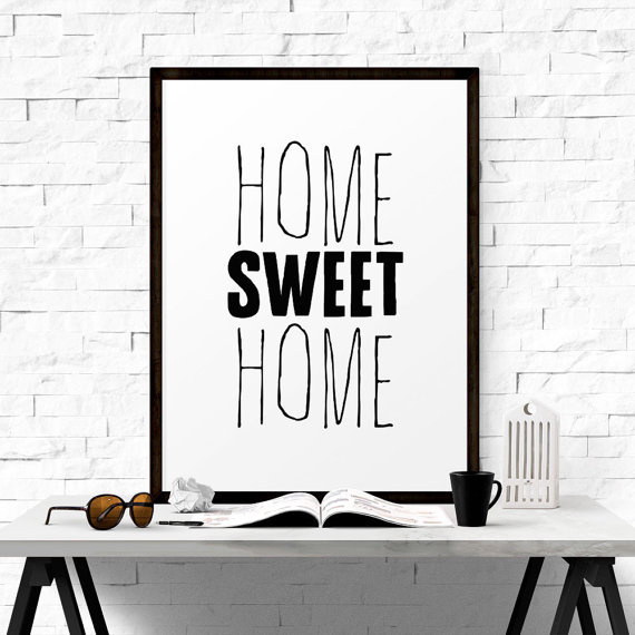 Home Sweet Home. #iloveprintable