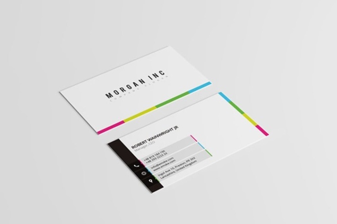 Simple and Colorful Business Card Template