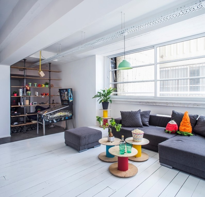 Industrial style workspace