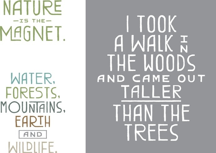 New Logo for Destination British Columbia #lettering #natural